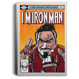 Housewares White / 8" x 12" I Am Ironman Premium Portrait Canvas