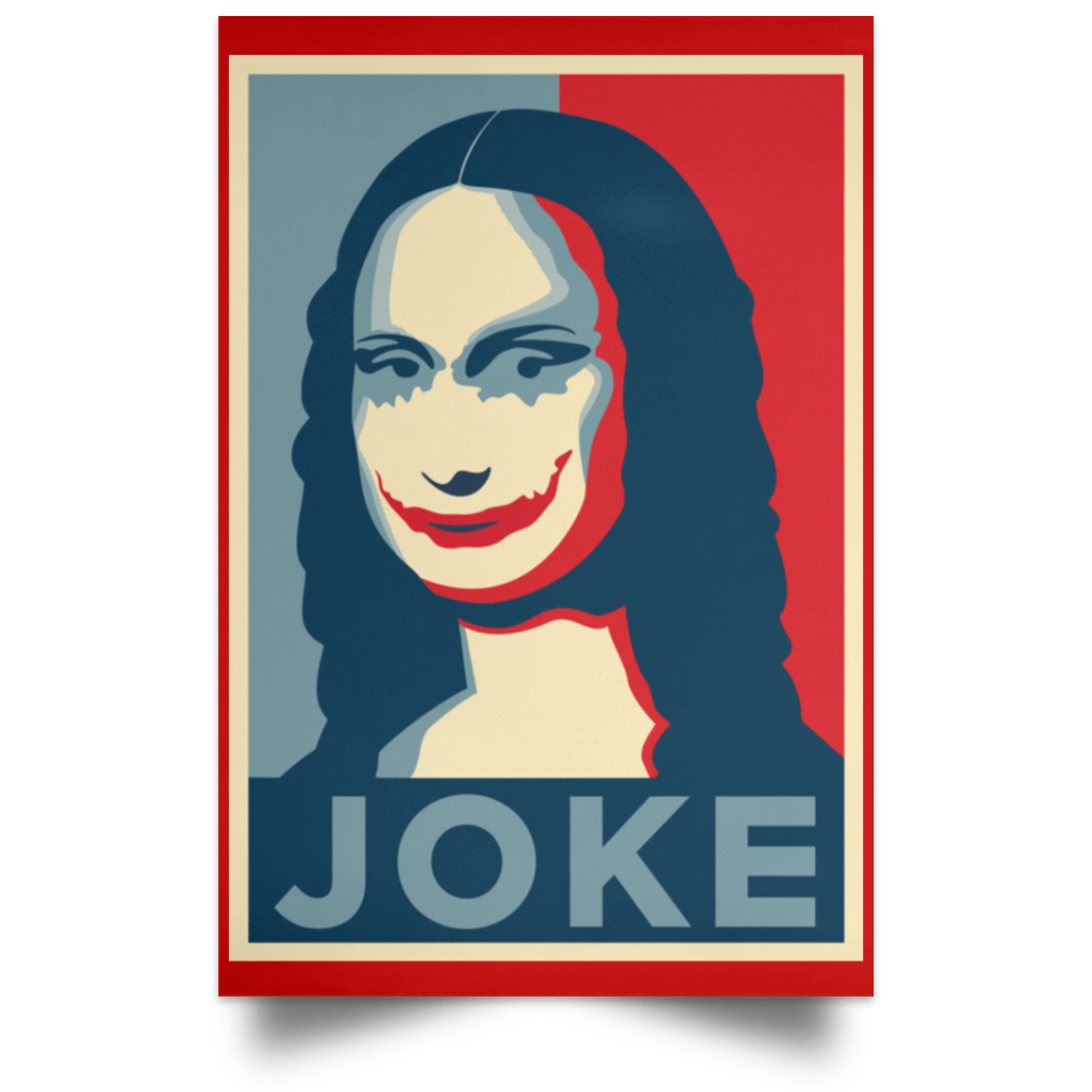 Housewares Red / 12" x 18" Joke Onda Portrait Poster