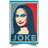 Housewares Turquoise / 12" x 18" Joke Onda Portrait Poster