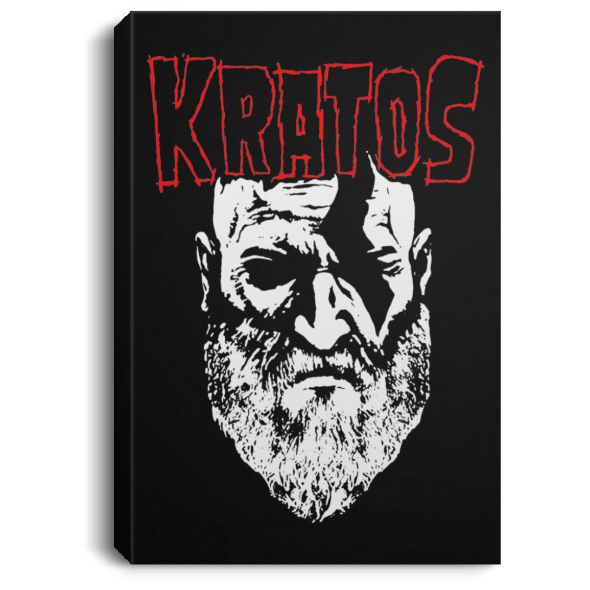 Housewares Black / 8" x 12" Kratos Danzig Premium Portrait Canvas