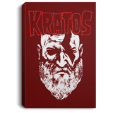 Housewares Maroon / 8" x 12" Kratos Danzig Premium Portrait Canvas