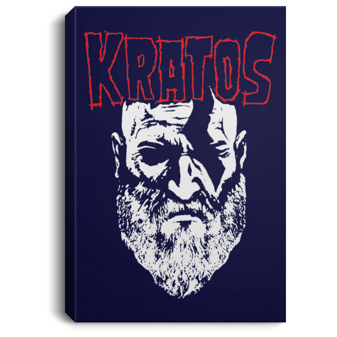 Housewares Navy / 8" x 12" Kratos Danzig Premium Portrait Canvas
