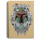 Housewares Tan / 8" x 12" Mandalorian Warrior Premium Portrait Canvas