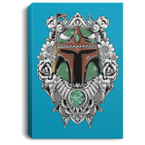 Housewares Turquoise / 8" x 12" Mandalorian Warrior Premium Portrait Canvas