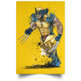 Housewares Athletic Gold / 12" x 18" Mutant Rage Watercolor Portrait Poster