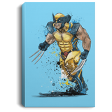 Housewares Columbia Blue / 8" x 12" Mutant Rage Watercolor Premium Portrait Canvas