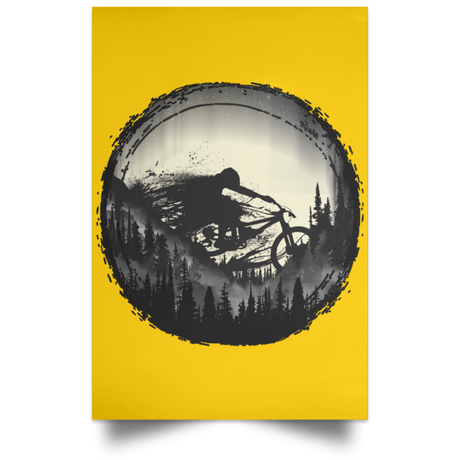 Housewares Athletic Gold / 12" x 18" Never Gonna Leave The Woods Portrait Poster