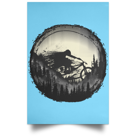 Housewares Columbia Blue / 12" x 18" Never Gonna Leave The Woods Portrait Poster