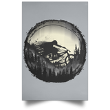 Housewares Grey / 12" x 18" Never Gonna Leave The Woods Portrait Poster