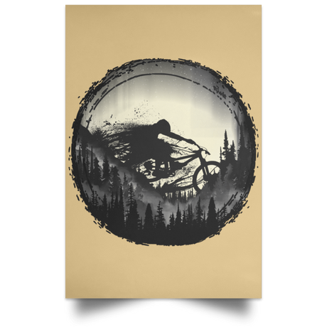 Housewares Tan / 12" x 18" Never Gonna Leave The Woods Portrait Poster