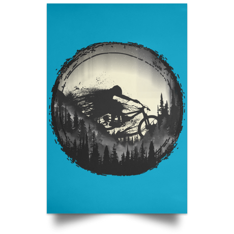 Housewares Turquoise / 12" x 18" Never Gonna Leave The Woods Portrait Poster