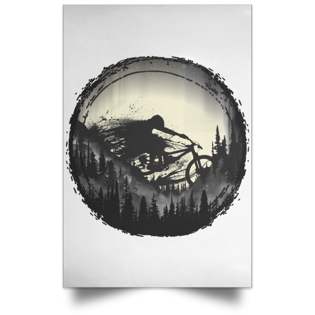 Housewares White / 12" x 18" Never Gonna Leave The Woods Portrait Poster