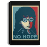 Housewares Black / 8" x 12" No Life. No Hope. No Future Premium Portrait Canvas