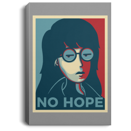 Housewares Gray / 8" x 12" No Life. No Hope. No Future Premium Portrait Canvas