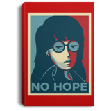 Housewares Red / 8" x 12" No Life. No Hope. No Future Premium Portrait Canvas