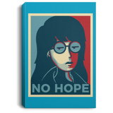 Housewares Turquoise / 8" x 12" No Life. No Hope. No Future Premium Portrait Canvas