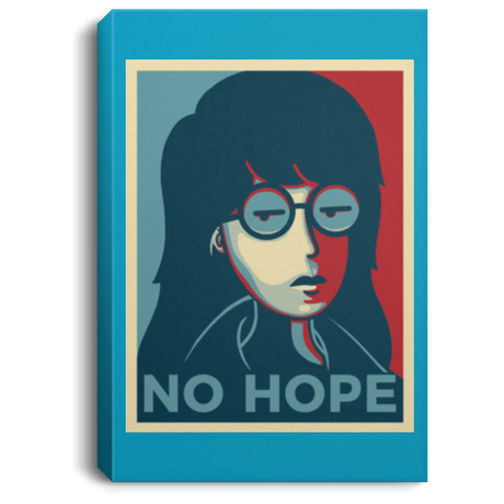 Housewares Turquoise / 8" x 12" No Life. No Hope. No Future Premium Portrait Canvas