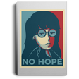 Housewares White / 8" x 12" No Life. No Hope. No Future Premium Portrait Canvas