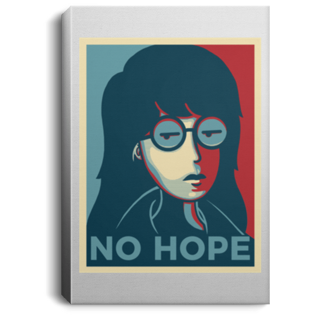 Housewares White / 8" x 12" No Life. No Hope. No Future Premium Portrait Canvas