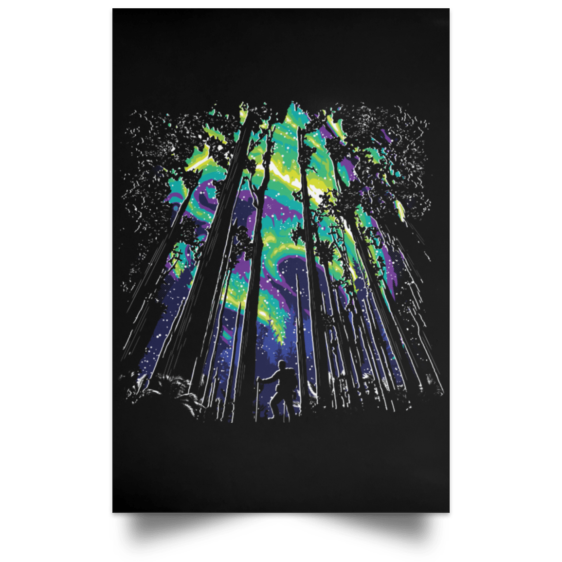 Housewares Black / 12" x 18" Northern Explorer Portrait Poster