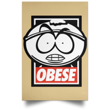 Housewares Tan / 12" x 18" Obese Portrait Poster