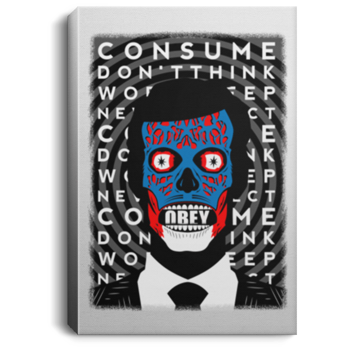 Housewares White / 8" x 12" OBEY Premium Portrait Canvas