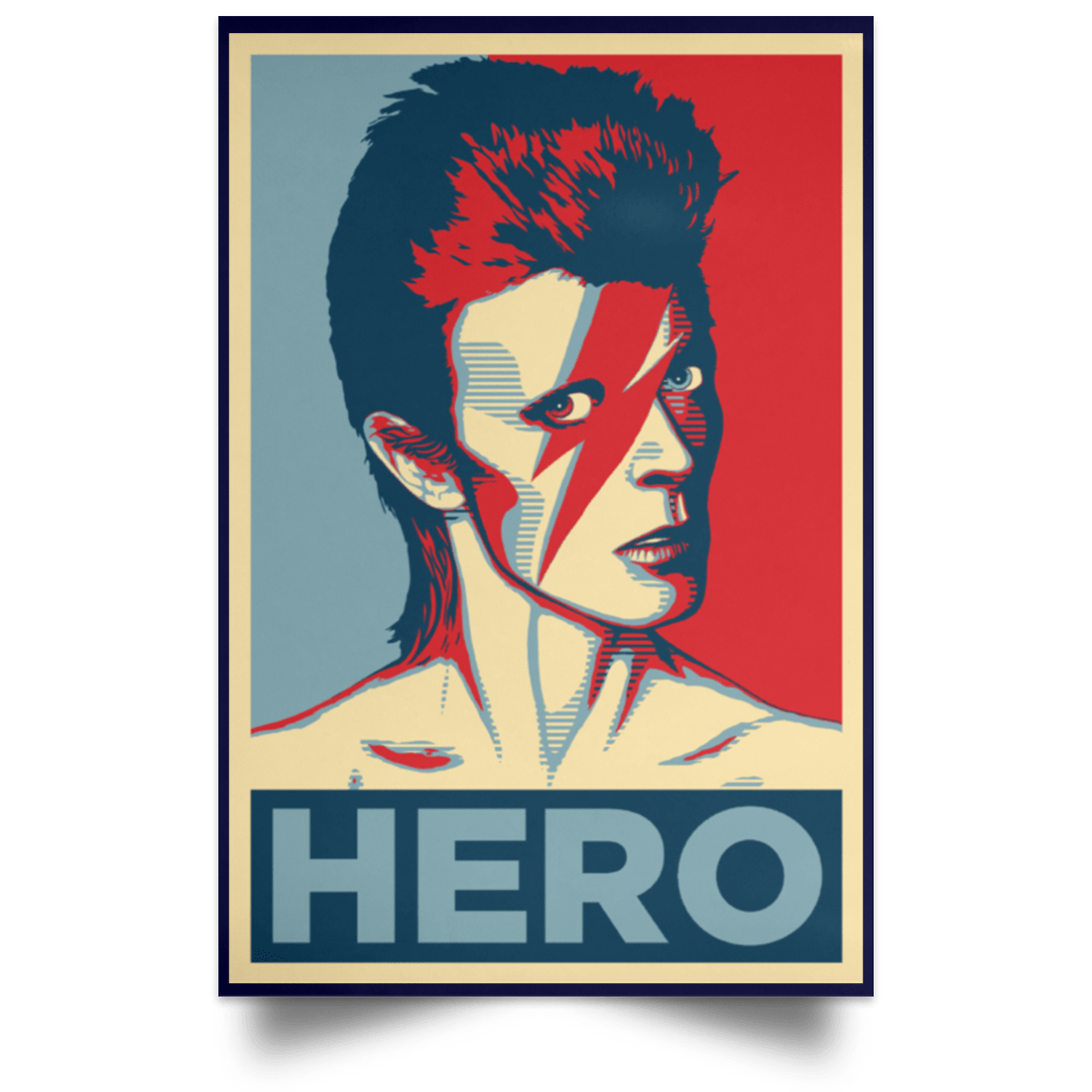 Obey the HERO Portrait Poster