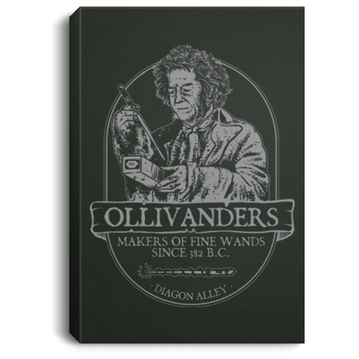 Housewares Forest / 8" x 12" Ollivanders Fine Wands Premium Portrait Canvas