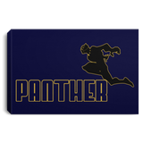 Housewares Navy / 12" x 8" Panther Sports Wear Premium Landscape Canvas