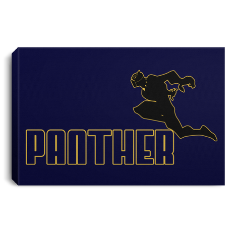 Housewares Navy / 12" x 8" Panther Sports Wear Premium Landscape Canvas