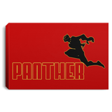 Housewares Red / 12" x 8" Panther Sports Wear Premium Landscape Canvas