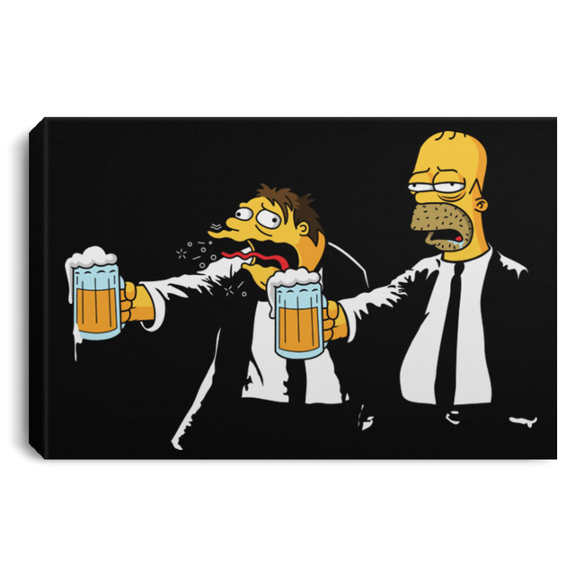 Housewares Black / 12" x 8" Pulp Simpson Premium Landscape Canvas