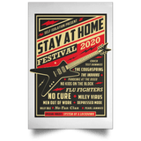Housewares White / 12" x 18" Quarantine Social Distancing Stay Home Festival 2020 Portrait Poster
