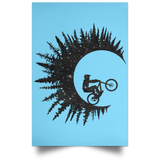 Housewares Columbia Blue / 12" x 18" Riding Waves Portrait Poster