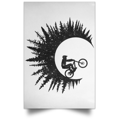 Housewares White / 12" x 18" Riding Waves Portrait Poster