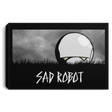 Housewares Black / 12" x 8" SAD ROBOT Premium Landscape Canvas