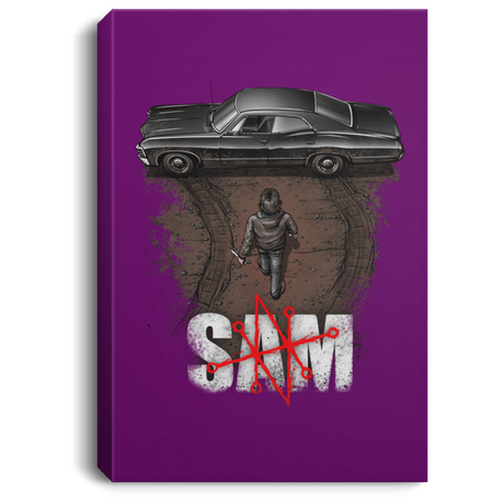 Housewares Purple / 8" x 12" Sam Premium Portrait Canvas