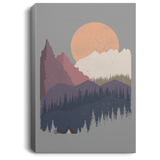 Housewares Gray / 8" x 12" Scenic Camping Premium Portrait Canvas