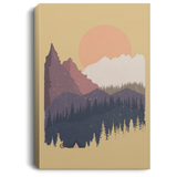 Housewares Tan / 8" x 12" Scenic Camping Premium Portrait Canvas