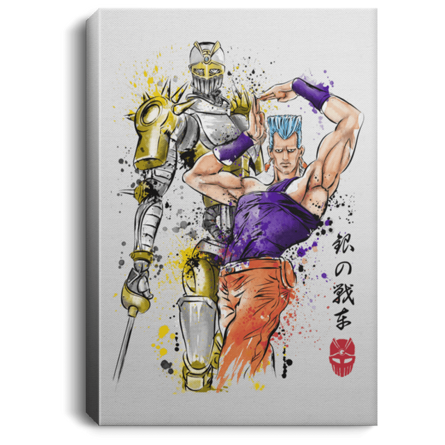 Housewares White / 8" x 12" Silver Chariot Watercolor Premium Portrait Canvas