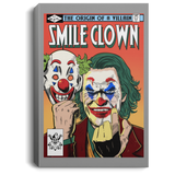 Housewares Gray / 8" x 12" Smile Clown Premium Portrait Canvas