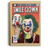 Housewares Tan / 8" x 12" Smile Clown Premium Portrait Canvas