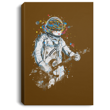 Housewares Brown / 8" x 12" Space Guitar Premium Portrait Canvas