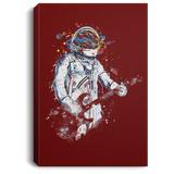 Housewares Maroon / 8" x 12" Space Guitar Premium Portrait Canvas