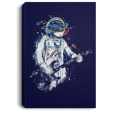 Housewares Navy / 8" x 12" Space Guitar Premium Portrait Canvas