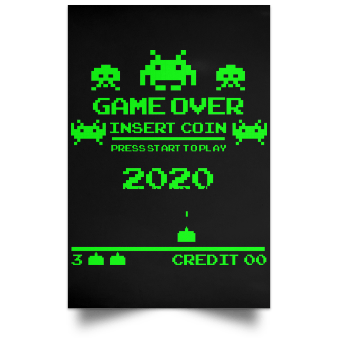 Space invaders 2020 Portrait Poster