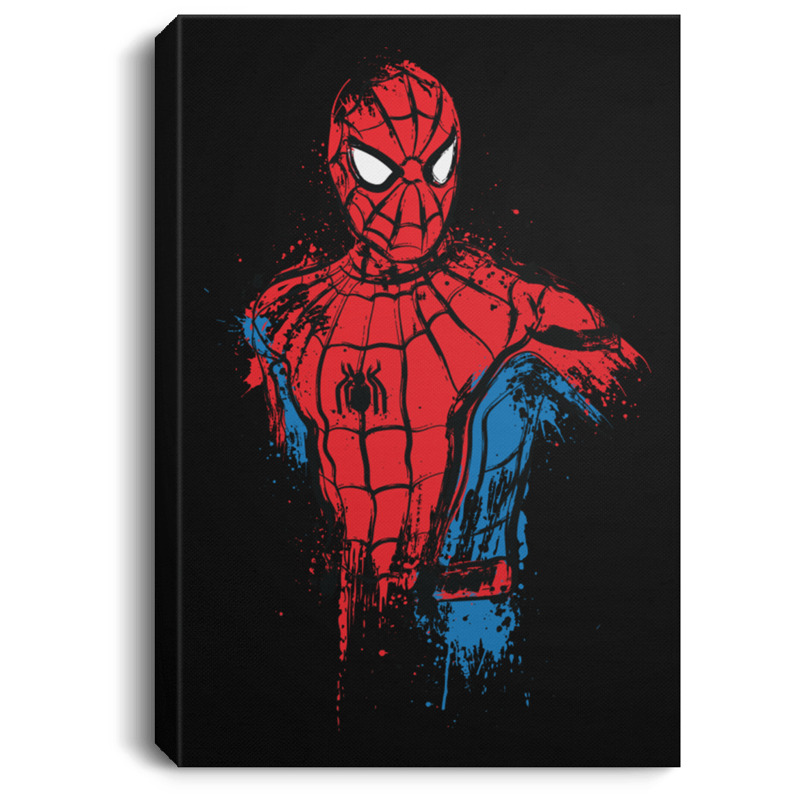 Housewares Black / 8" x 12" Spiderman- Friendly Neighborhood Premium Portrait Canvas