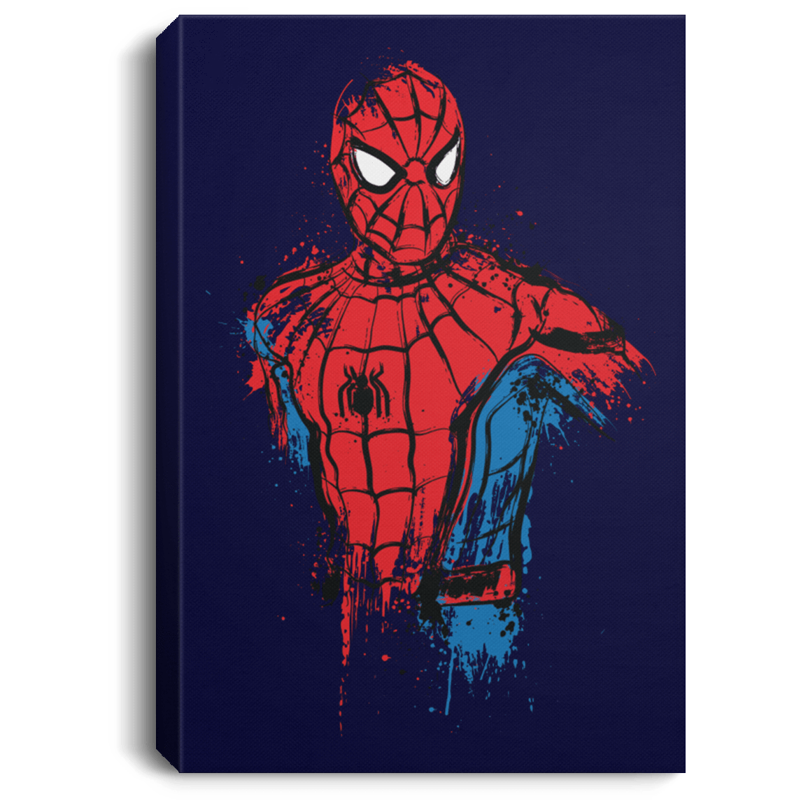 Housewares Navy / 8" x 12" Spiderman- Friendly Neighborhood Premium Portrait Canvas