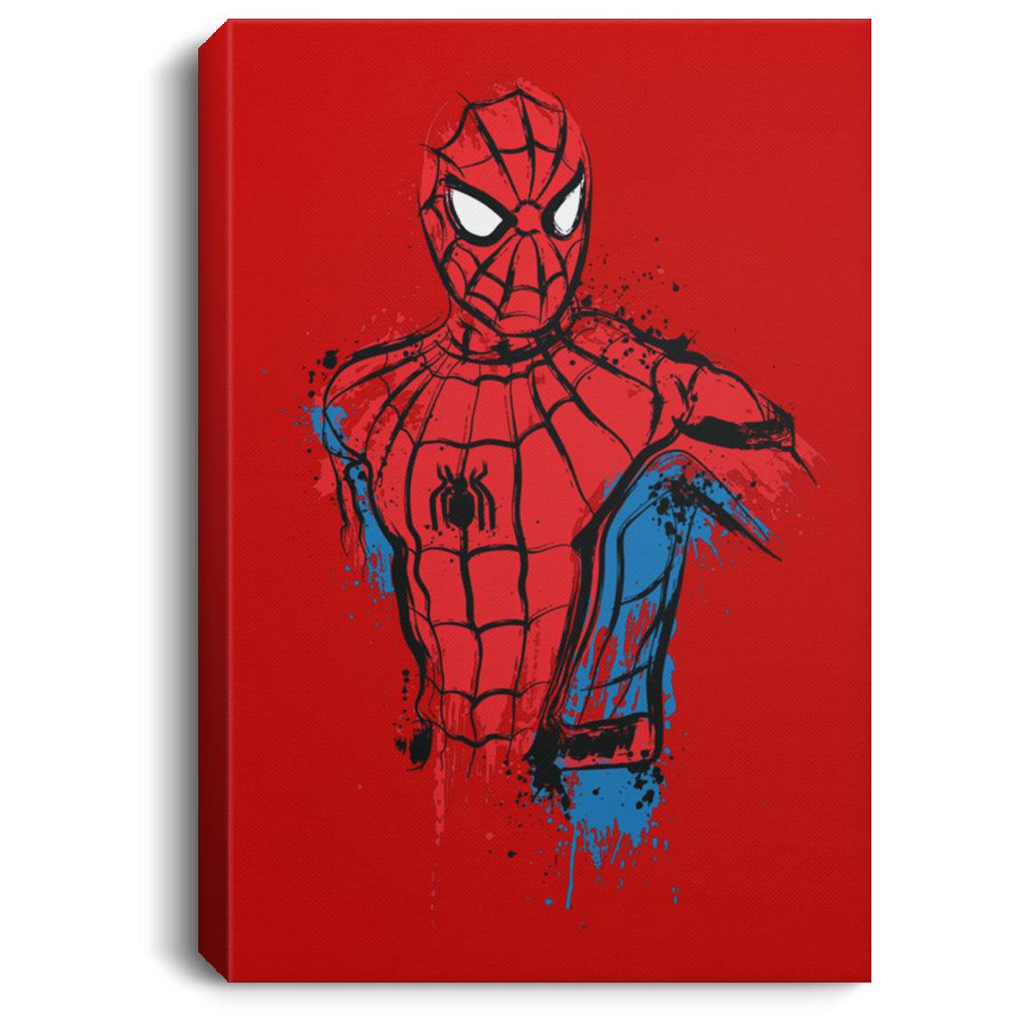 Housewares Red / 8" x 12" Spiderman- Friendly Neighborhood Premium Portrait Canvas