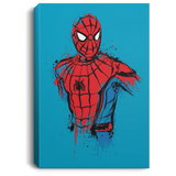 Housewares Turquoise / 8" x 12" Spiderman- Friendly Neighborhood Premium Portrait Canvas